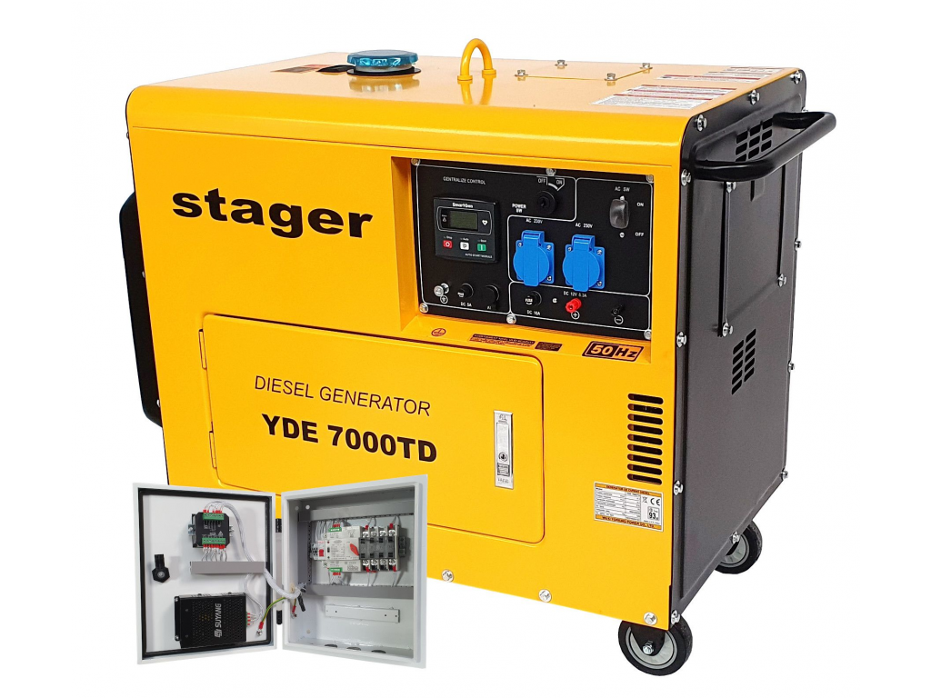Spanish Less than necessity Stager Generator de curent , putere 4.5 kVA ,diesel