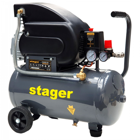 HM2024F Stager Compresor  ,putere motor 1.5 kW , capacitate rezervor 200L