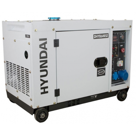DHY 8600 SE Generator de curent monofazat, diesel,cu panou de automatizare trifazat