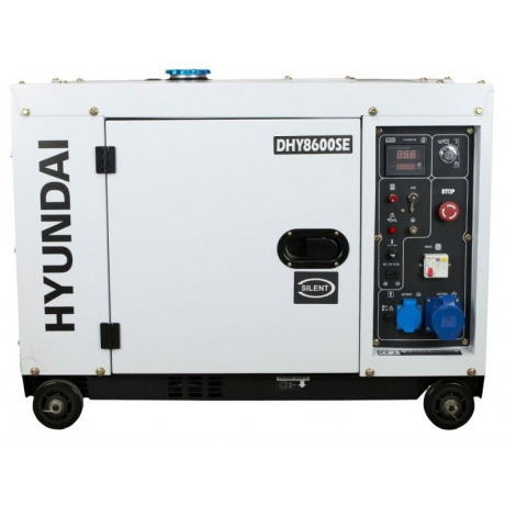 DHY 8600 SE Generator de curent monofazat cu motor diesel, putere 6,5 kVA , insonorizat