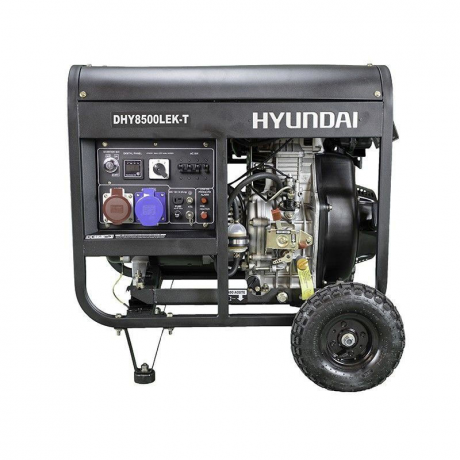 DHY8500LEK-T  Hyundai Generator de curent electric trifazat ,  putere motor 5 kVA , tip motor Hyundai D500E