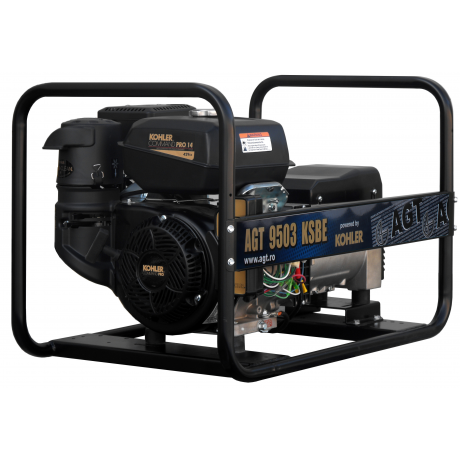 Generator curent electric trifazat  AGT 9503 KSBE , motor Kohler , demaror electric 12 V