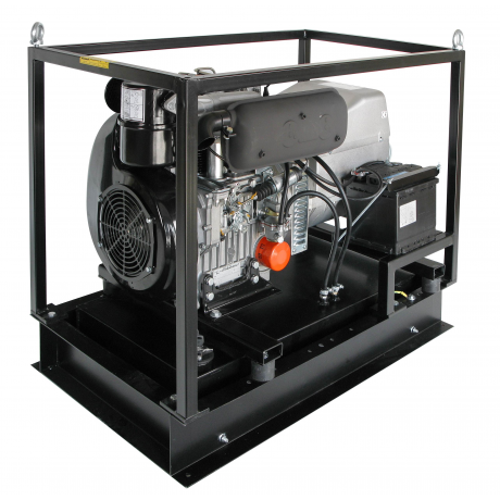 Generator de curent diesel trifazat  AGT 14003 LSDE , motor Lombardini , demaror electric 12 V