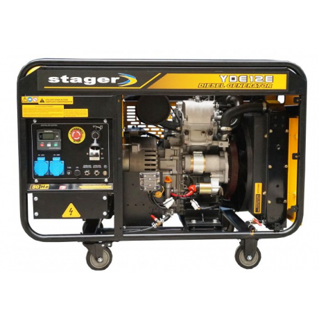 YDE12E  Stager Generator insonorizat 12 kVA  , silent 1500rpm , diesel , monofazat