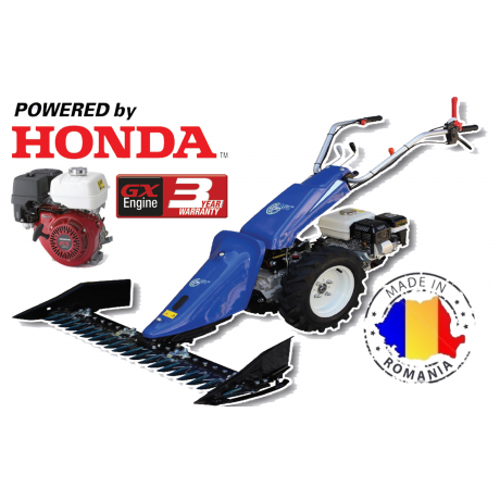 Motocositoare AGT3 cu motor Honda GP200 , putere motor 6.5 cp , cu bara de taiere 112 SF paioase + Brazdar