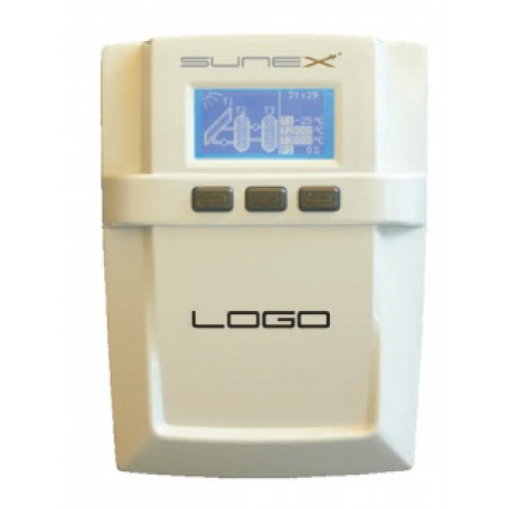 Automatizare solara pentru pompe cu turatie variabila Sunex, LOGO PWM, display LCD