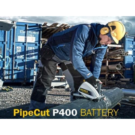 Pipe Cut P400 Battery System Exact Tools Ferastrau Circular pentru debitarea rapida a tevilor din plastic