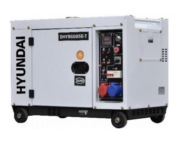 Generator de curent electric , putere 7 kVA , motor Hyundai , 230 V/400 V