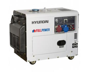 DHY8600SE Hyundai  Generator de curent electric , putere 7 kVA , motor Hyundai , 230 V/400 V