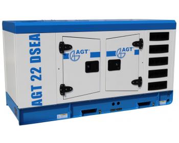AGT 22 DSEA Generator curent trifazat ,  putere motor 22 kVA , diesel , cu bujii incandescente si preincalzire lichid