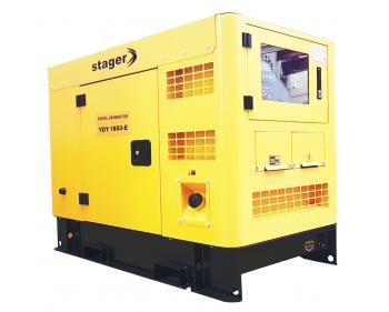 YDY18S3  Stager Generator insonorizat 18 kVA  , silent 1500rpm , diesel , trifazat