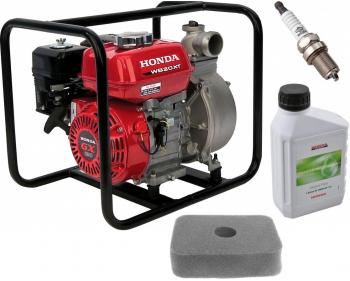 WB 20 XT DRX Honda Motopompa apa curata cu kit intretinere ( ulei , bujie si filtru de aer )