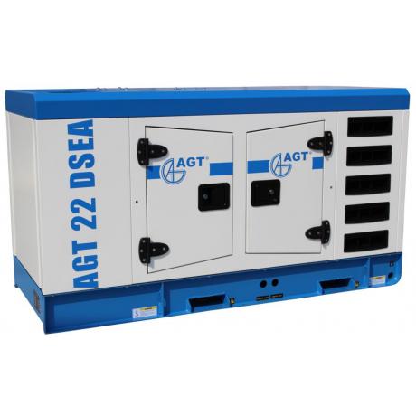 AGT 22 DSEA Generator curent trifazat ,  putere motor 22 kVA , diesel , cu bujii incandescente si preincalzire lichid