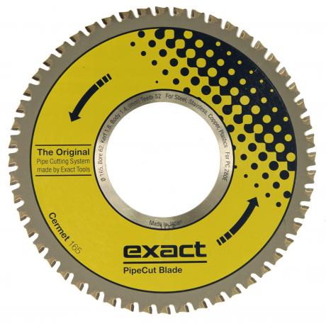 Cermet 165 Exact Tools Disc pentru pentru aplicații grele, în special pentru tăierea oțelului inoxidabil și acid rezistent